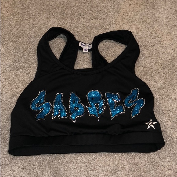 Rebel Athletic Other - Cheer Athletics Sabres Sports Bra